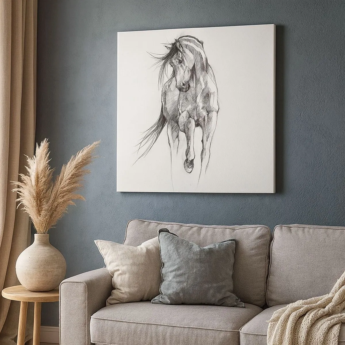 Quadro su tela - Stampe su Tela - Trotto aggraziato - 30x30 cm