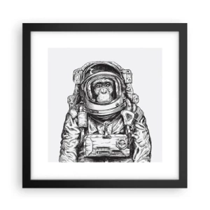 Poster in cornice nera - Evoluzione alternativa - 30x30 cm