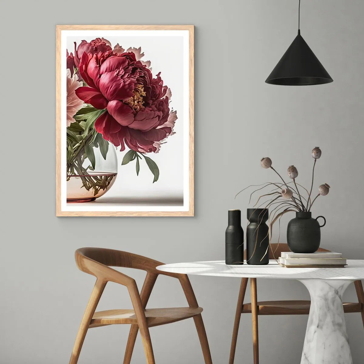 Poster in cornice rovere chiaro - Bellezza in piena fioritura - 61x91 cm