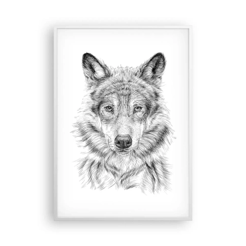 Poster in cornice bianca - Condottiero nato - 70x100 cm