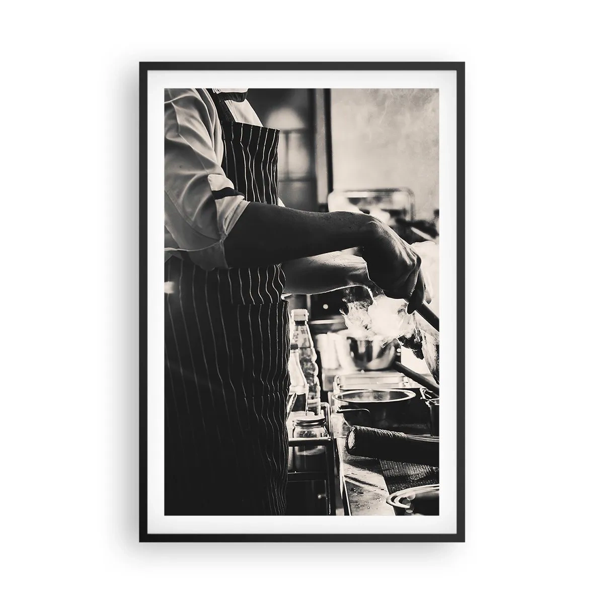 Poster in cornice nera - L'alchimia dei sapori - 61x91 cm