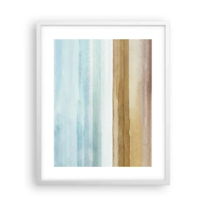 Poster in cornice bianca - Rilassamento - 40x50 cm