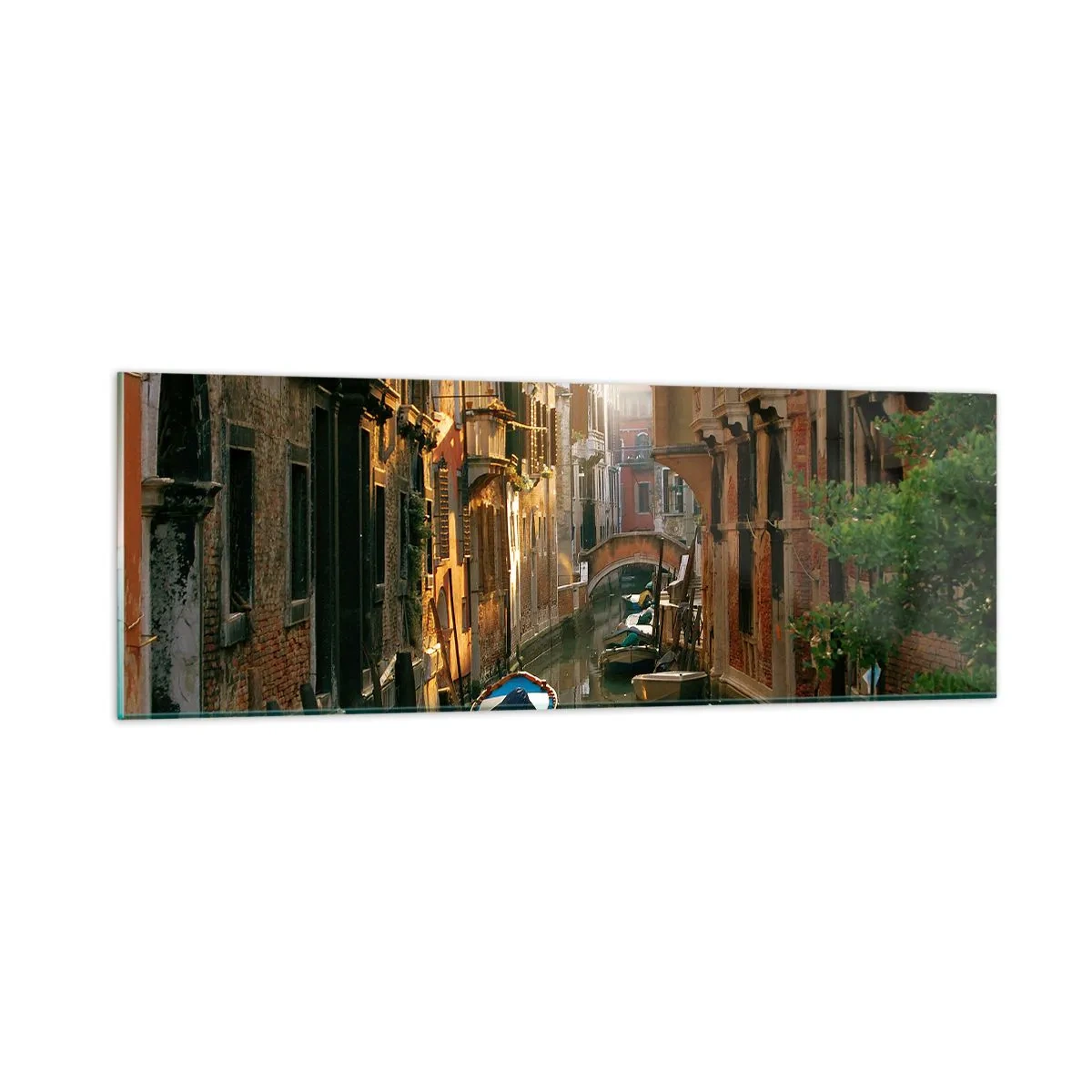 Quadro su vetro - Un angolo di Venezia - 90x30 cm