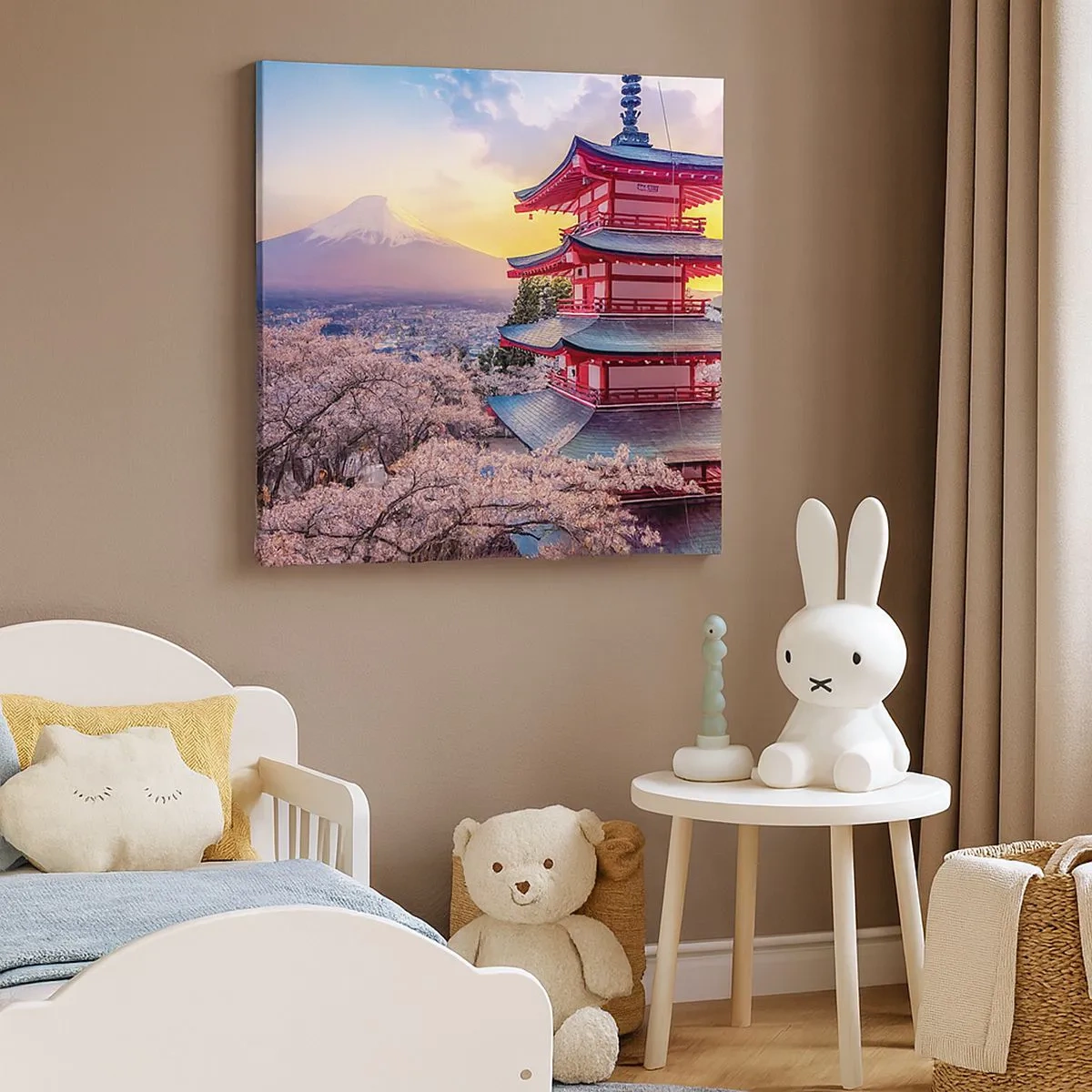 Quadro su tela - Stampe su Tela - L'essenza dell'anima giapponese - 30x30 cm