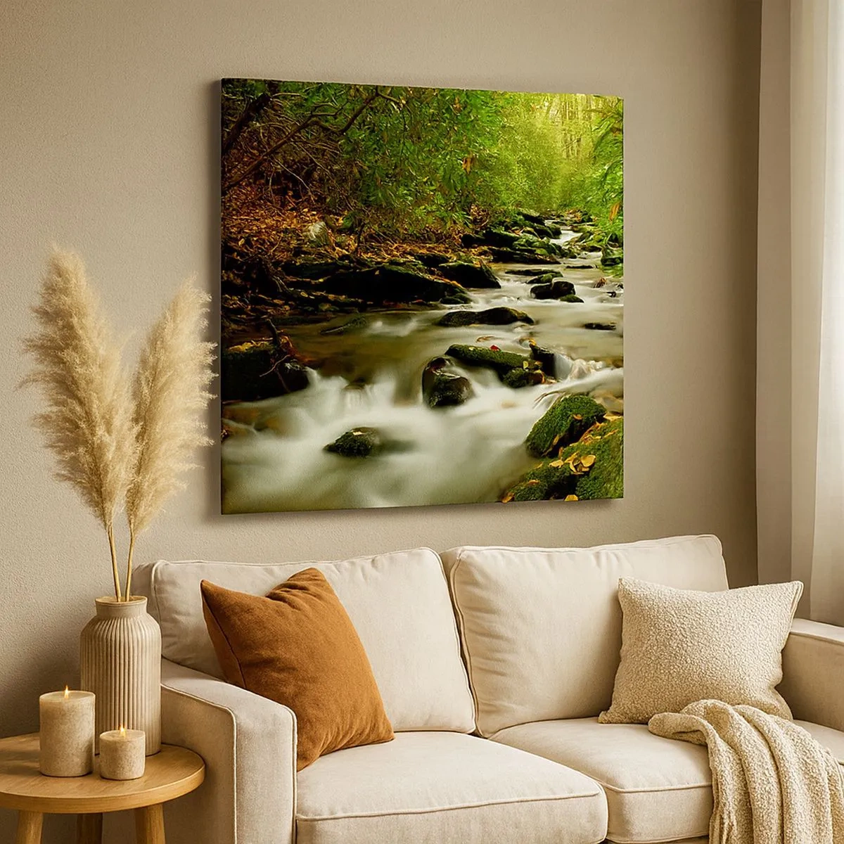 Quadro su tela - Stampe su Tela - Come argento liquido - 30x30 cm