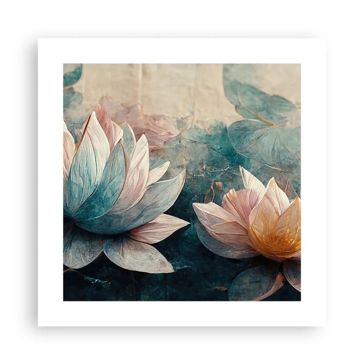 Poster - Le stelle del lago - 40x40 cm