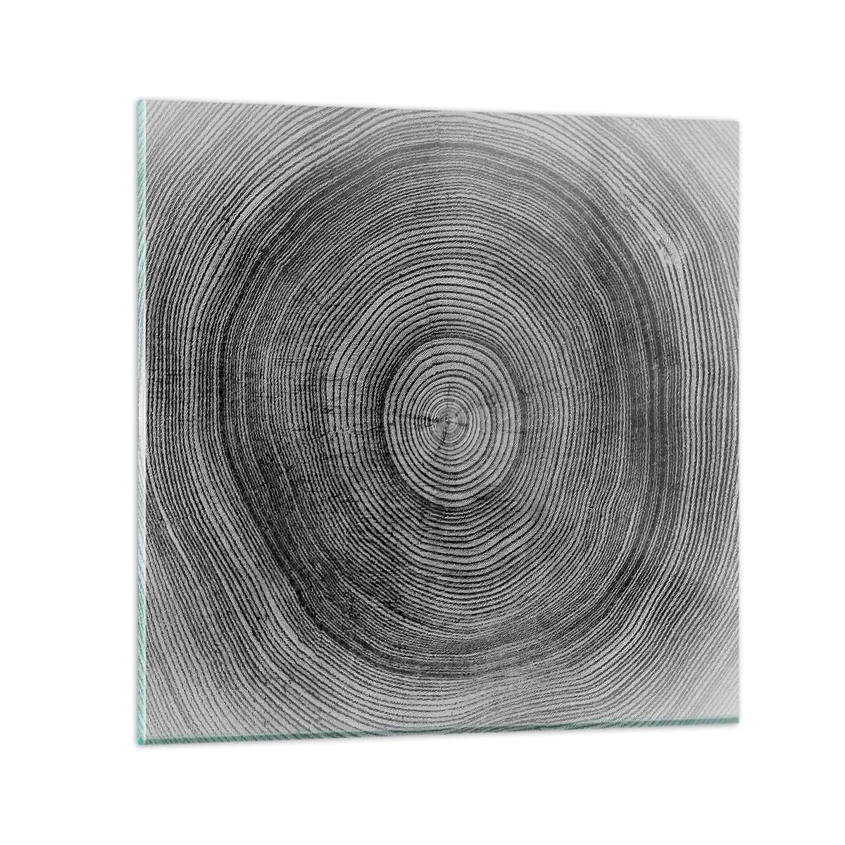 Quadro su vetro - I segni del tempo - 70x70 cm