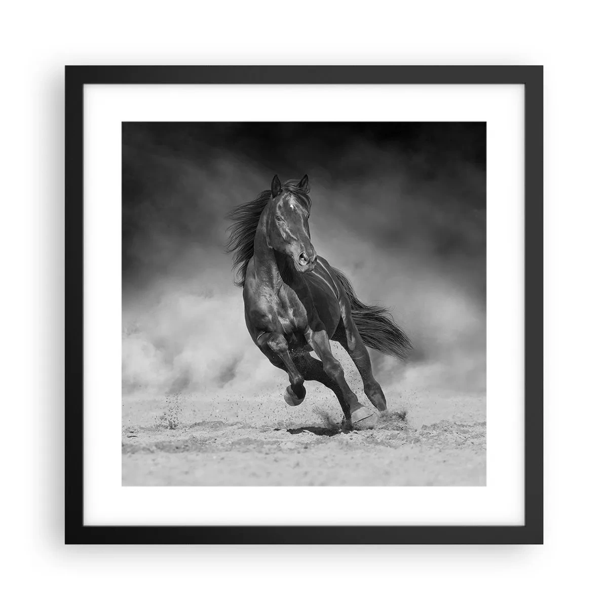 Poster in cornice nera - Degno dell'emiro - 40x40 cm