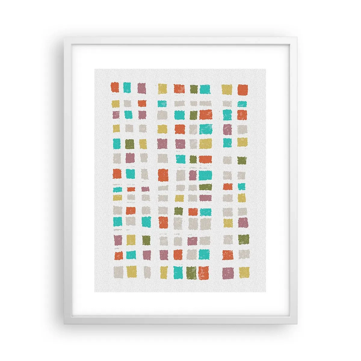 Poster in cornice bianca - Un gioco sconosciuto - 40x50 cm