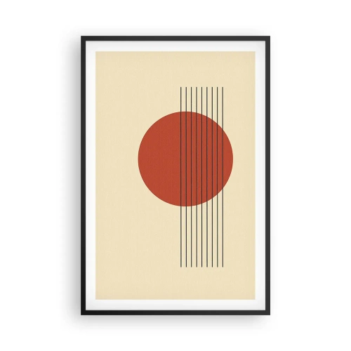 Poster in cornice nera - Nel cerchio e oltre - 61x91 cm