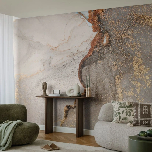Fotomurale su misura Premium Canvas - Ai confini del colore - Astrazione, Pezzo, Arte Moderna