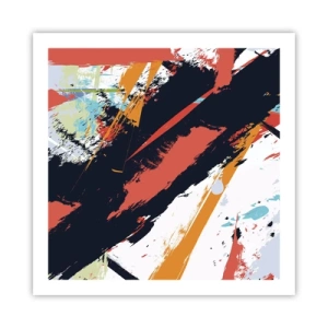 Poster - Composizione dinamica - 60x60 cm