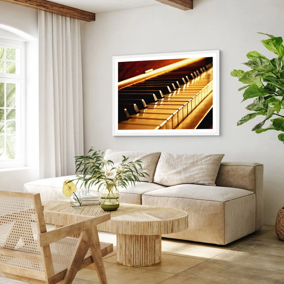 Poster in cornice bianca - Possibilità illimitate - 100x70 cm