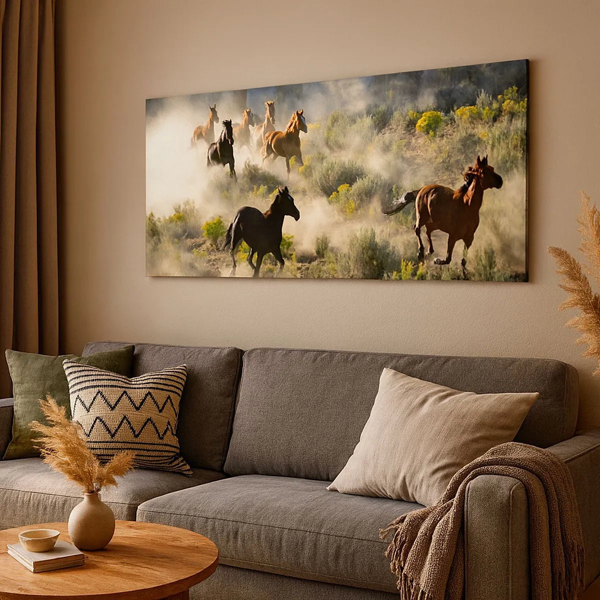 Quadro su tela - Stampe su Tela - Rivalità: libertà o forza mascolina? - 100x40 cm