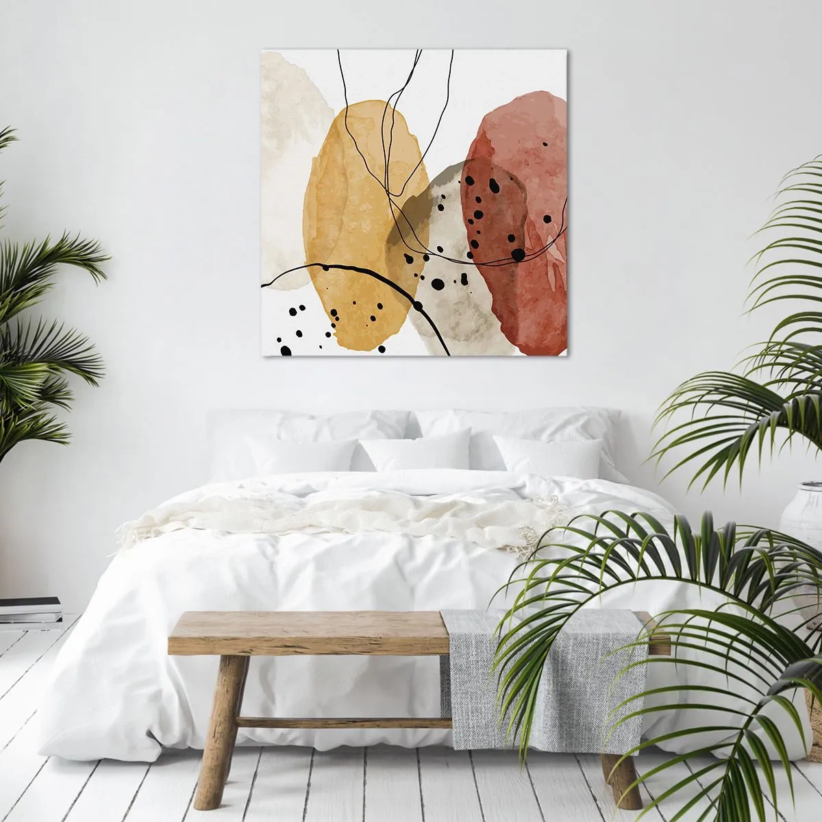 Quadro su tela - Stampe su Tela - Come aria leggera e trasparente - 50x50 cm