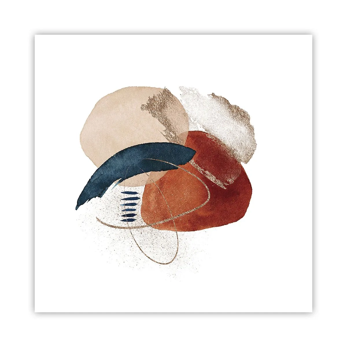 Poster - Composizione ovale - 50x50 cm