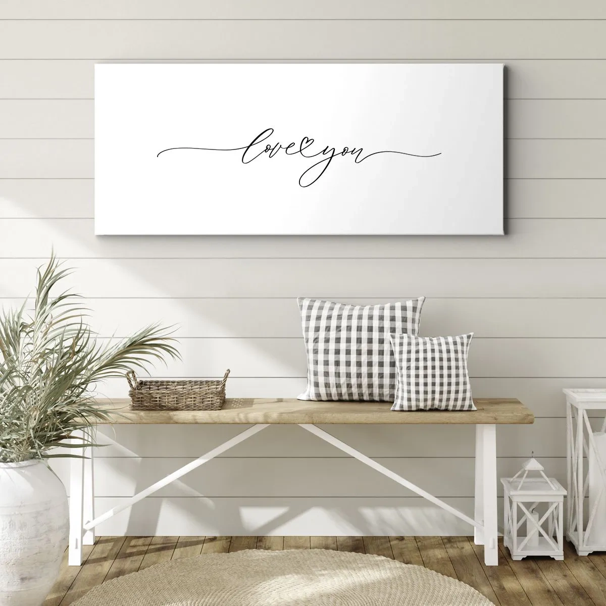 Quadro su tela - Stampe su Tela - Bianco e nero - 90x30 cm