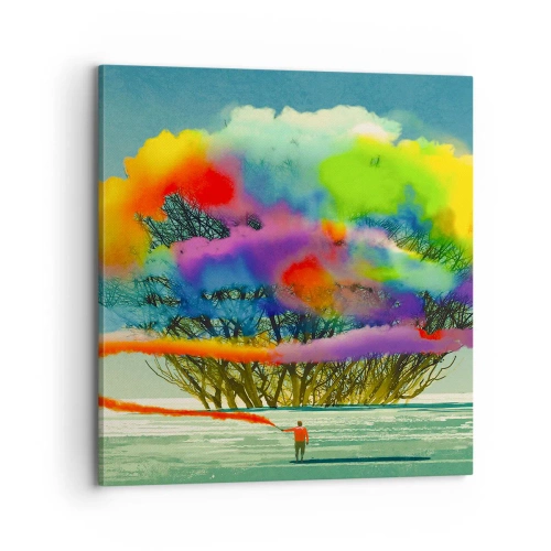 Quadro su tela - Stampe su Tela - Ravvivando questo mondo - 70x70 cm