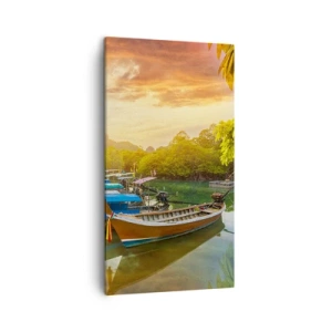 Quadro su tela - Stampe su Tela - Prima di un giorno di lavoro - 45x80 cm