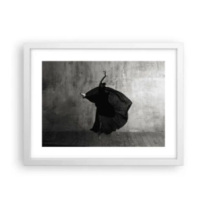 Poster in cornice bianca - Fasce piene di passione - 40x30 cm