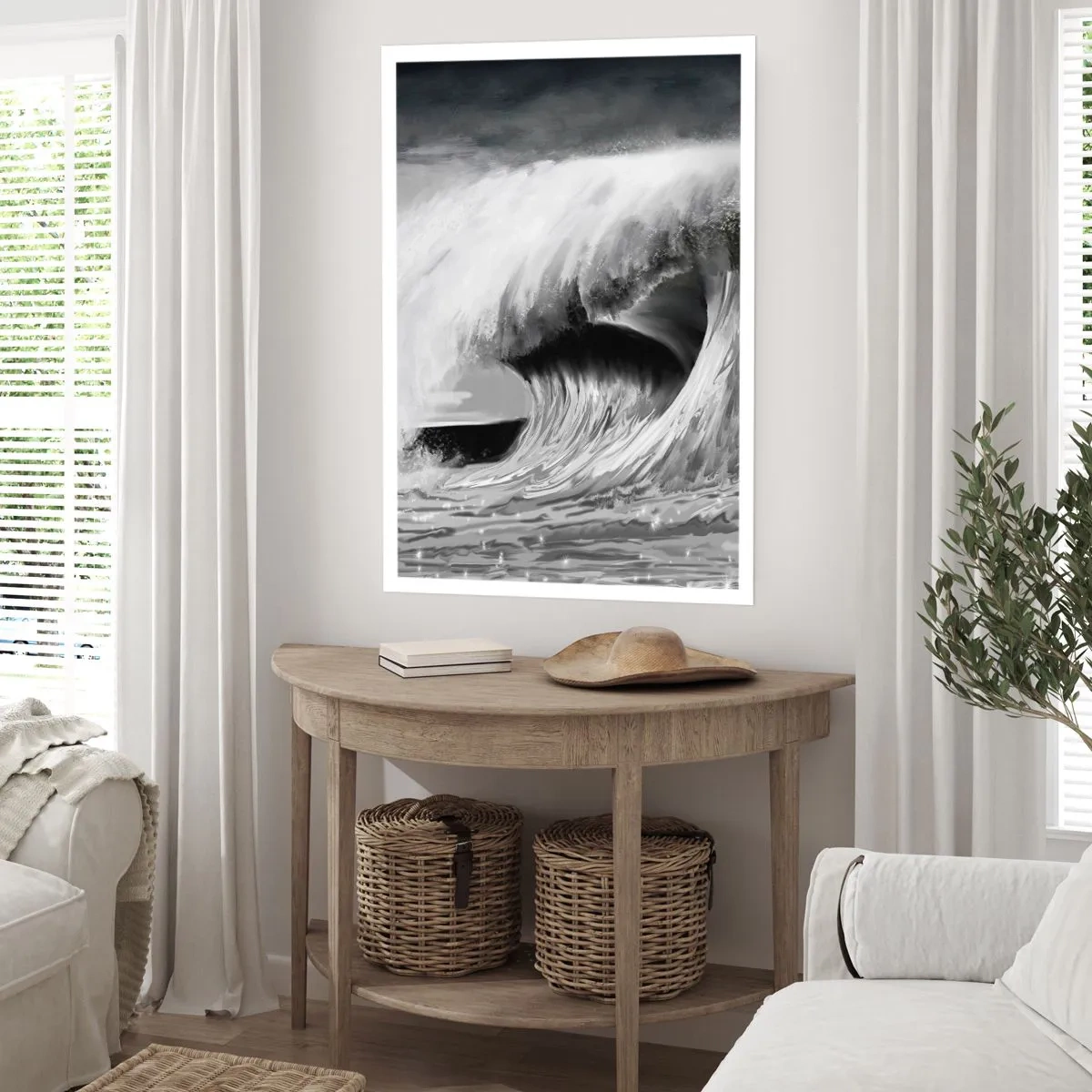 Poster - La furia dell'oceano - 40x50 cm