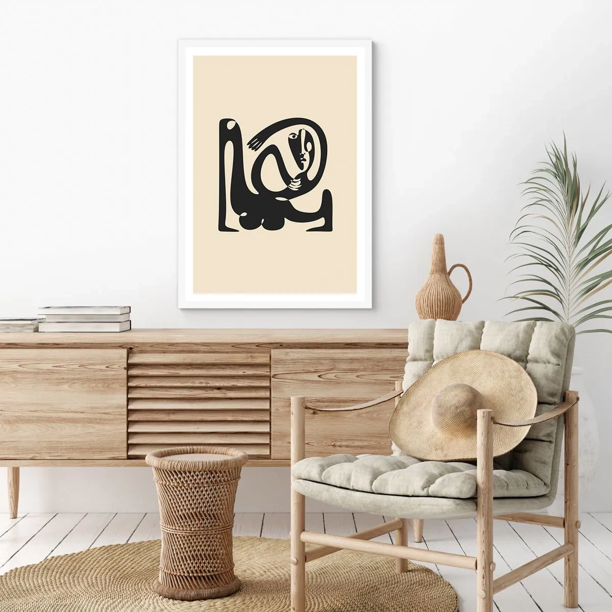 Poster in cornice bianca - Quasi Picasso - 61x91 cm