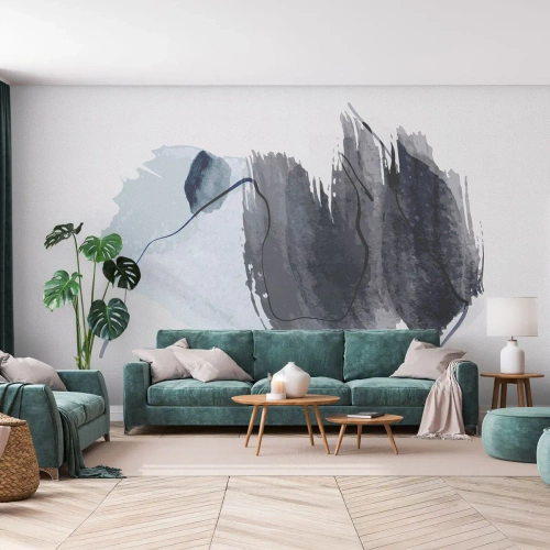 Fotomurali Premium Sand - Intensità e movimento - Astrazione, Pezzo, Pittura - 350x256 cm