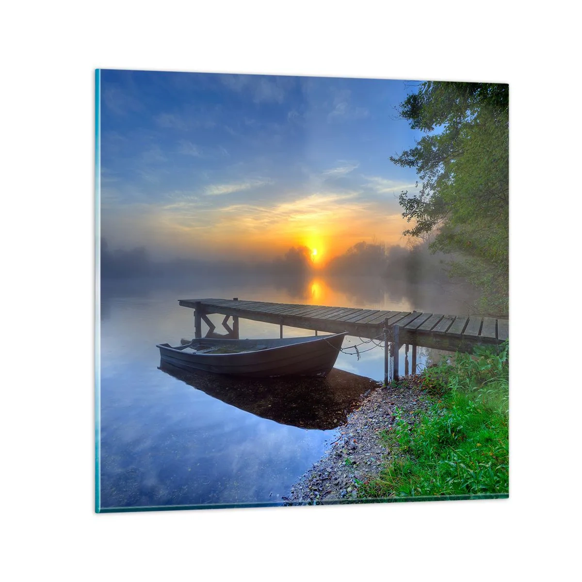 Quadro su vetro - Come la normalità diventa magica - 70x70 cm