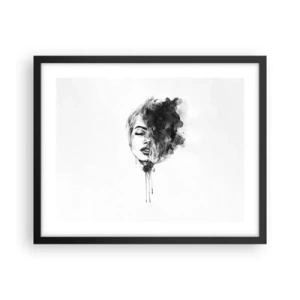 Poster in cornice nera - Cosa sogna la ragazza - 50x40 cm