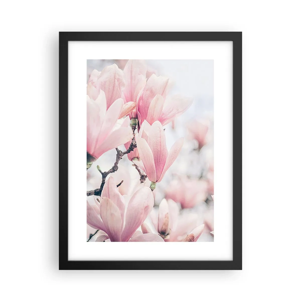 Poster in cornice nera - Ideale di delicatezza - 30x40 cm
