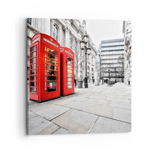 Quadro su tela - Stampe su Tela - Welcome to London - 70x70 cm