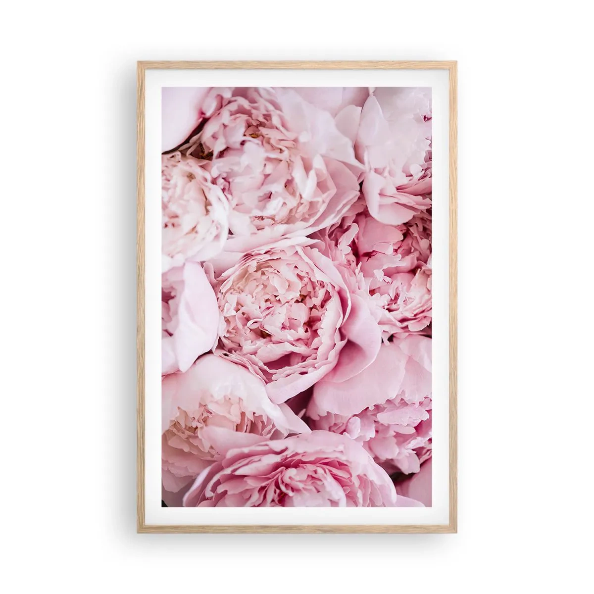 Poster in cornice rovere chiaro - Morbide e profumate - 61x91 cm