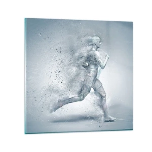 Quadro su vetro - Energia pura come un cristallo - 60x60 cm