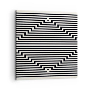 Quadro su tela - Stampe su Tela - Illusione geometrica - 60x60 cm
