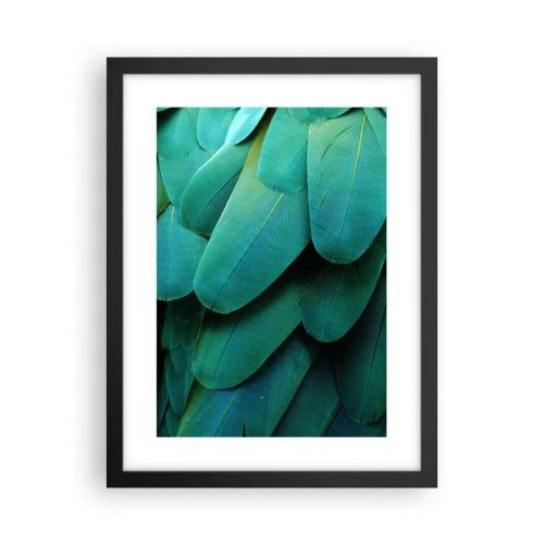 Poster in cornice nera - Precisione da pappagallo - 30x40 cm