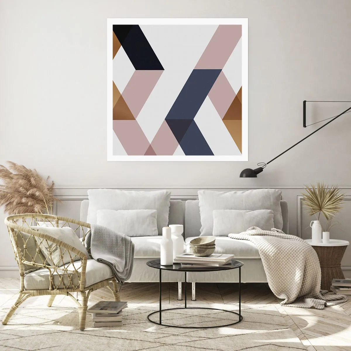 Poster - Piani e angoli - 40x40 cm