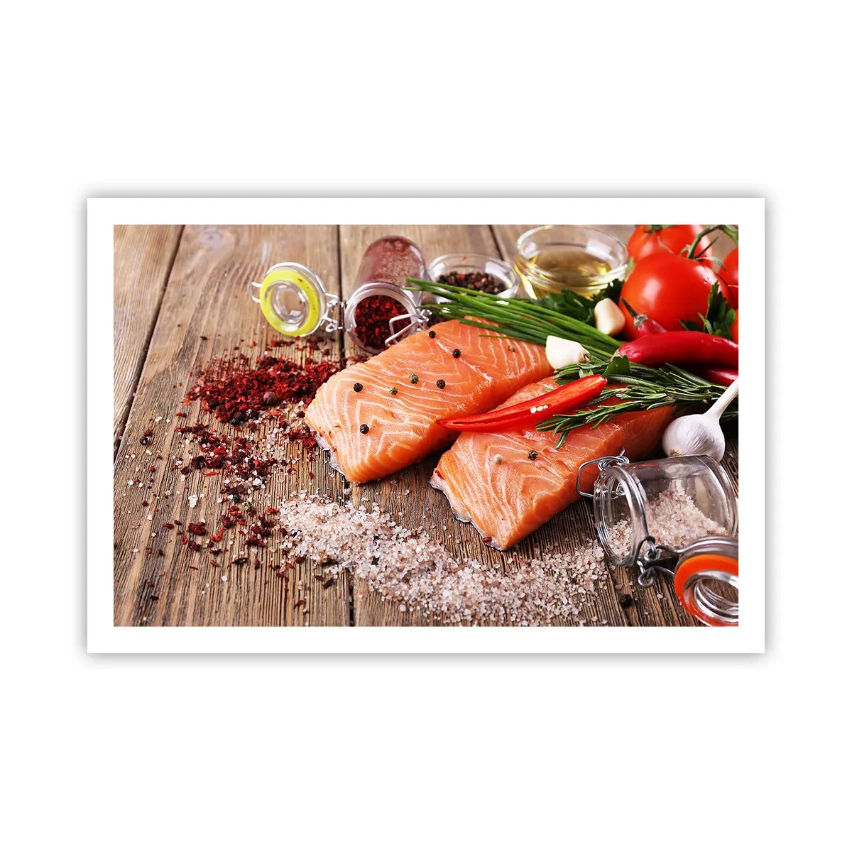 Poster - Avventura norvegese in cucina - 91x61 cm