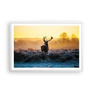 Poster in cornice bianca - Incoronato nelle sue terre - 91x61 cm