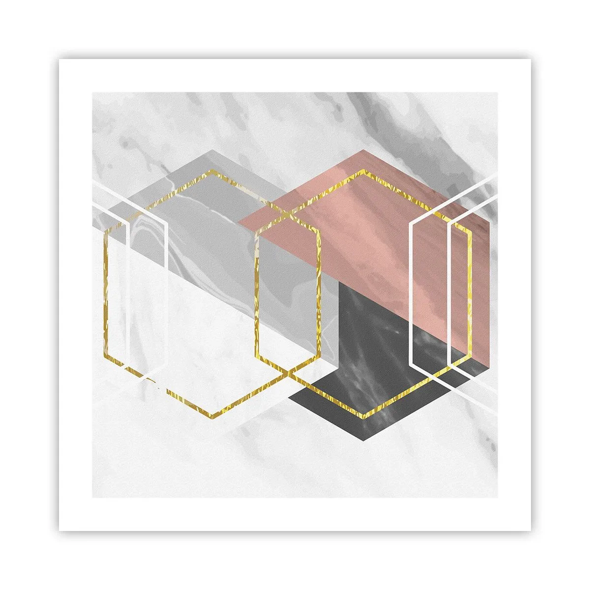 Poster - Composizione a catena - 50x50 cm