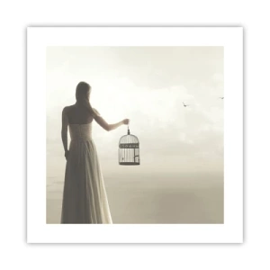 Poster - Sii libera - 40x40 cm