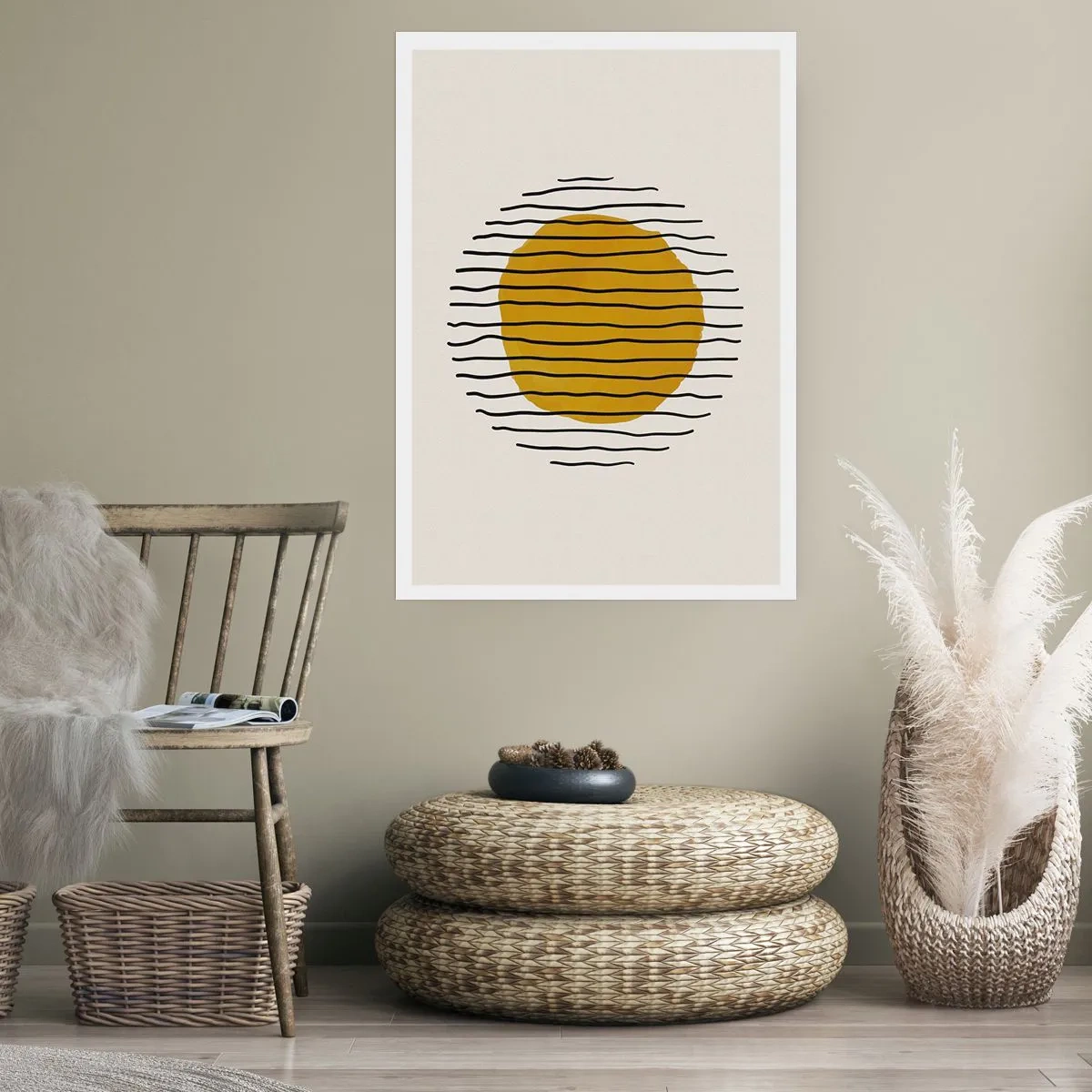 Poster - Astrazione fremente di calore - 70x100 cm
