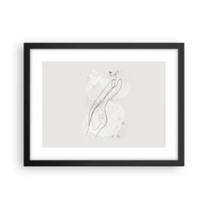 Poster in cornice nera - Errando con lo sguardo - 40x30 cm