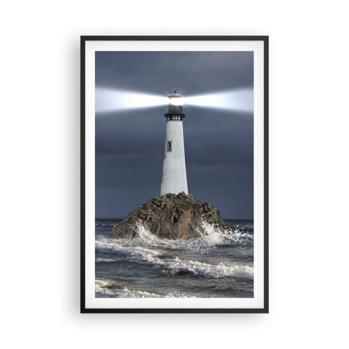 Poster in cornice nera - Qui...qui... qui! - 61x91 cm