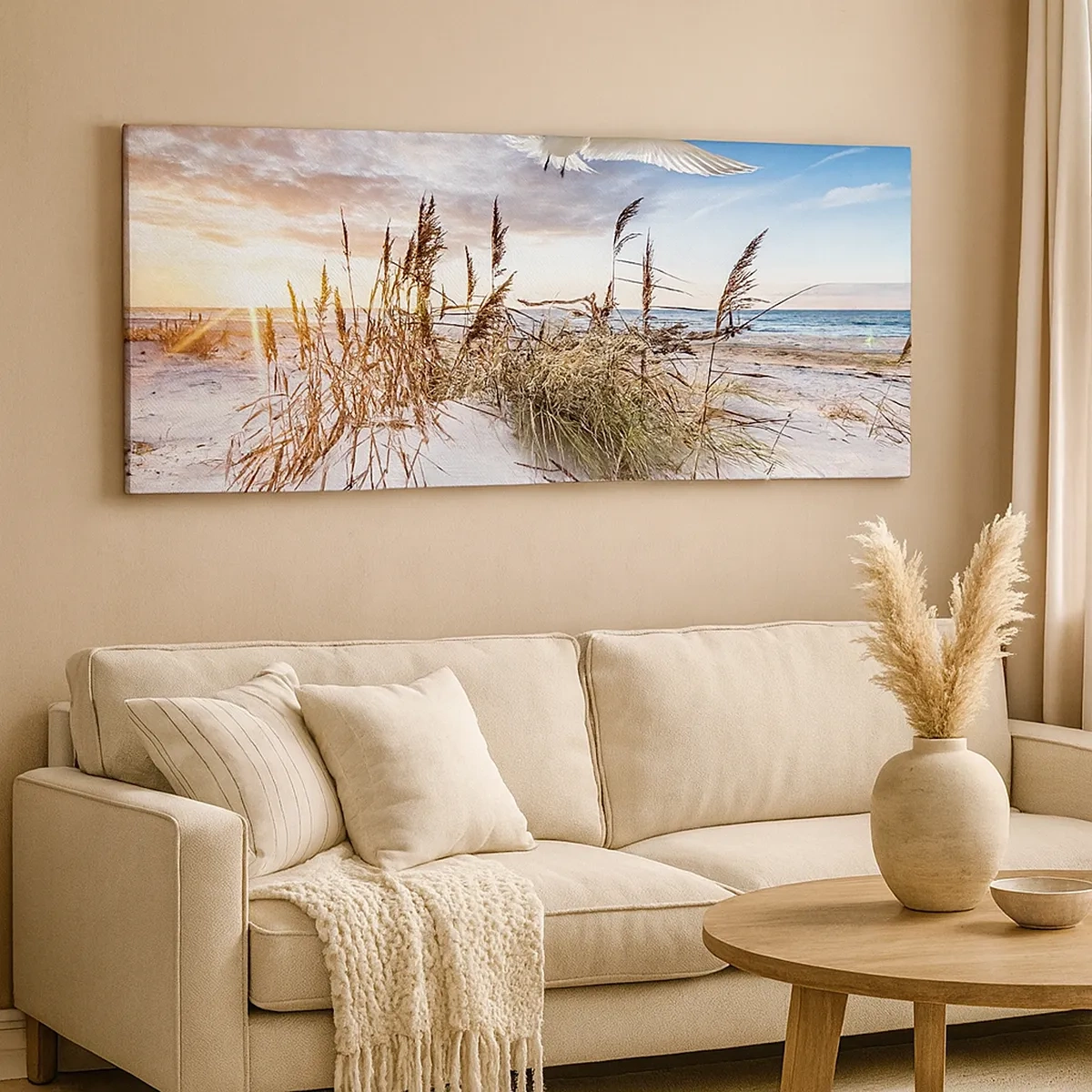 Quadro su tela - Stampe su Tela - Vento dal mare - 30x30 cm