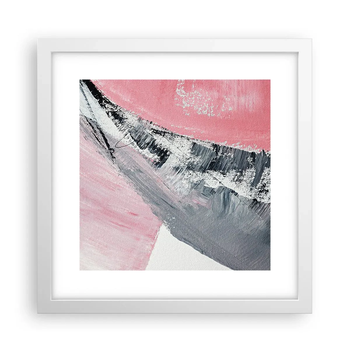 Poster in cornice bianca - Composizione abbinata - 30x30 cm