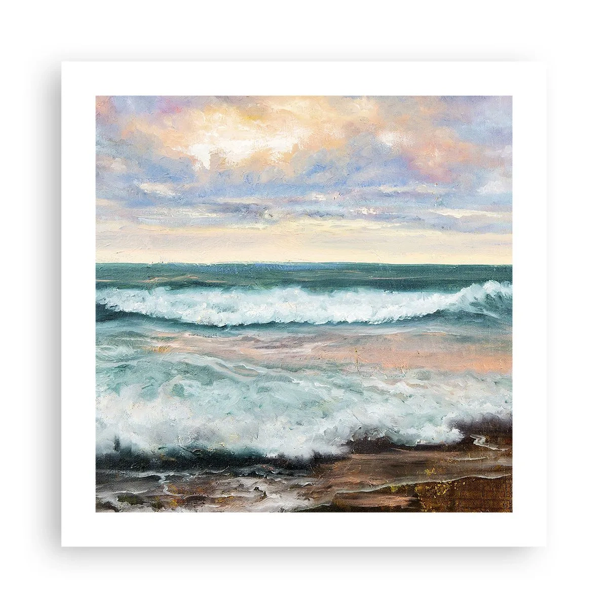 Poster - Dove l'anima si calma - 50x50 cm