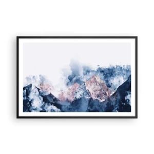 Poster in cornice nera - Queste si che sono cime! - 91x61 cm