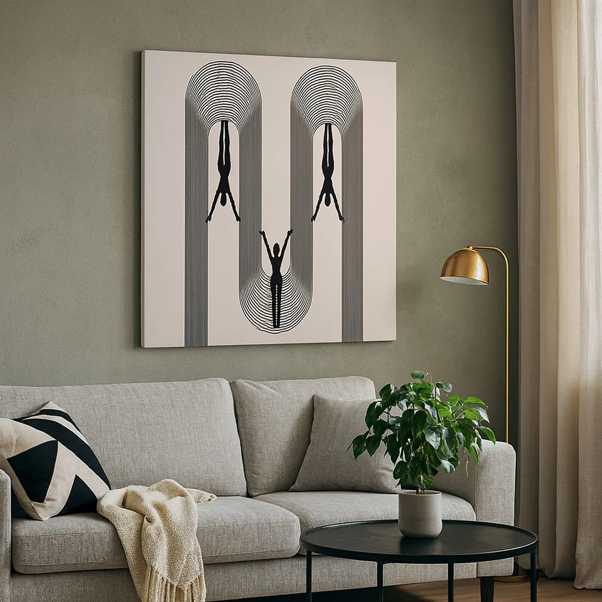 Quadro su tela - Stampe su Tela - Sottosopra - 30x30 cm