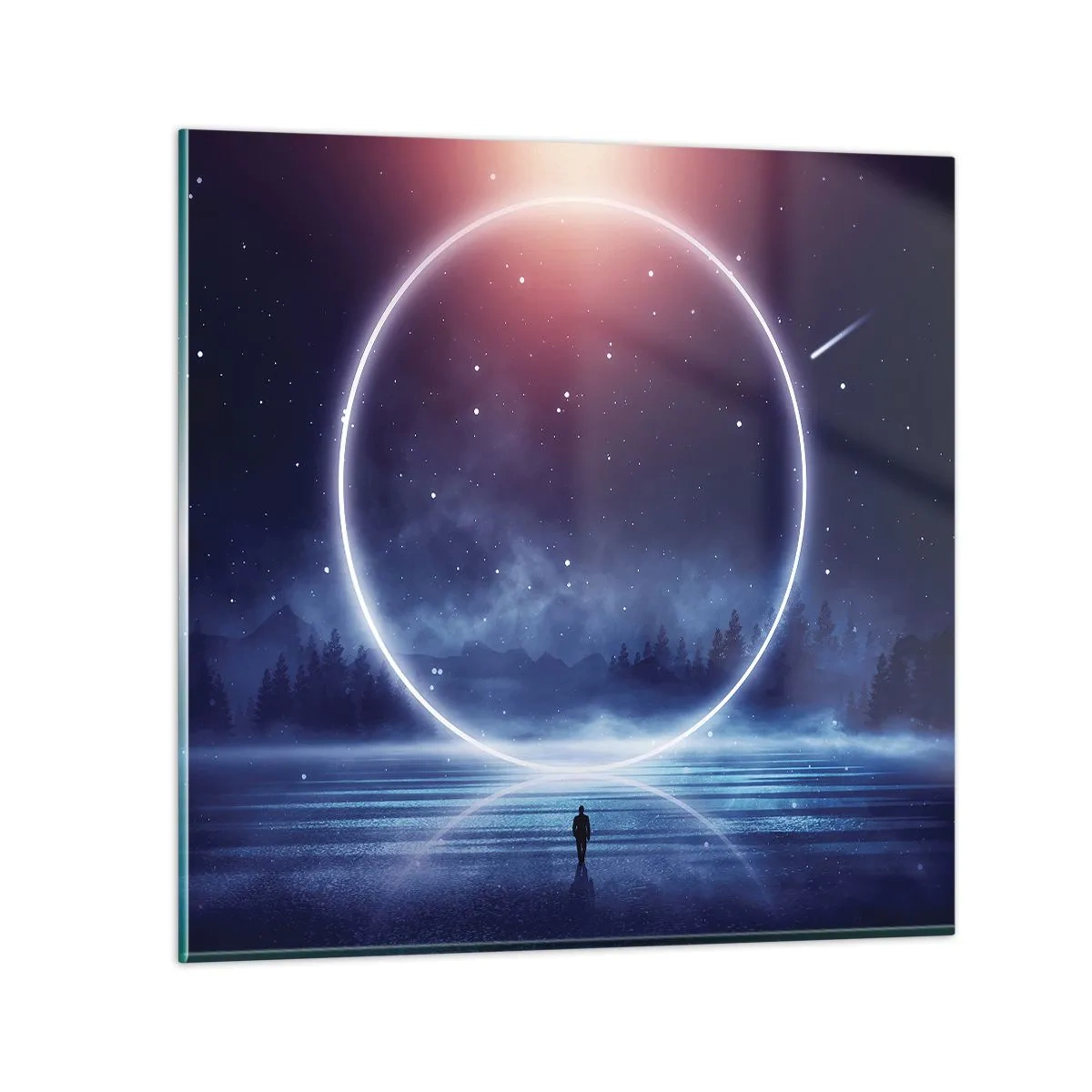 Quadro su vetro - Sono già qui... - 60x60 cm