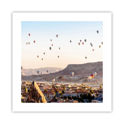 Poster - Come navi nel cielo - 40x40 cm